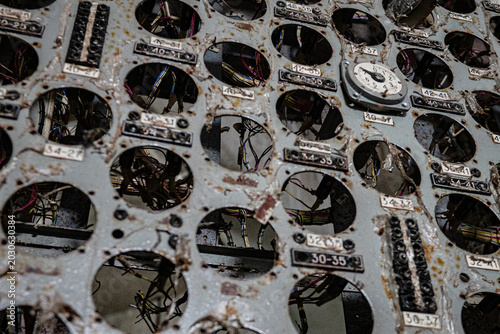 Chernobyl nuclear power plant control panel