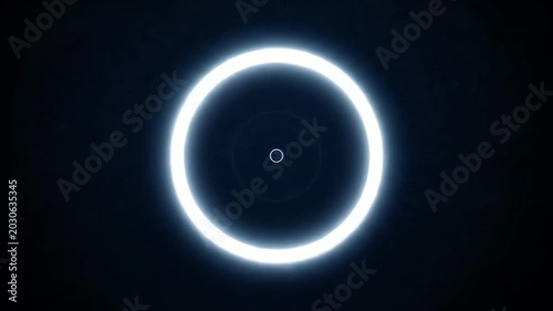 Glowing Neon Circle Animation.