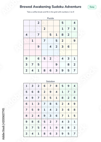 Brewed Awakening Sudoku Adventure