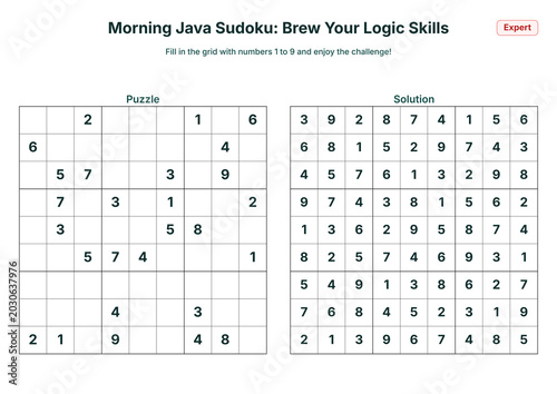 Morning Java Sudoku: Brew Your Logic Skills