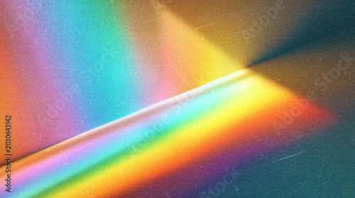 Foto Vintage Rainbow Prism Light Background in Dreamy Y2K Aesthetic
Colorful holograp