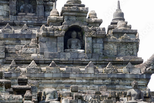 senic view of borobodur temple