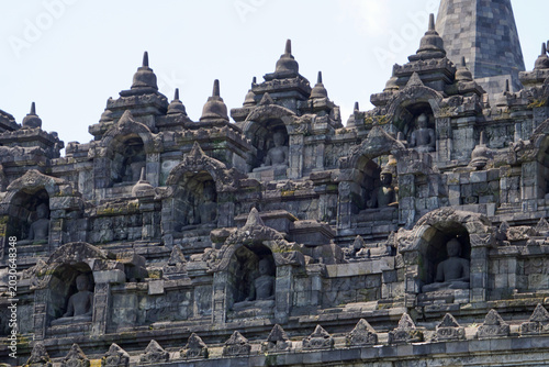 senic view of borobodur temple