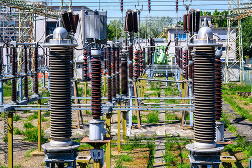Stazione di alta tensione per energia elettrica 