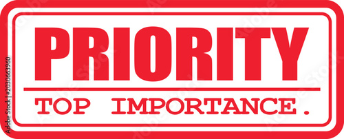 Foto Striking red seal indicating a critical status, symbolizing an essential require