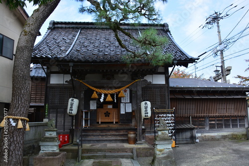 Obraz na plátne 石川県 金沢の東山菅原神社