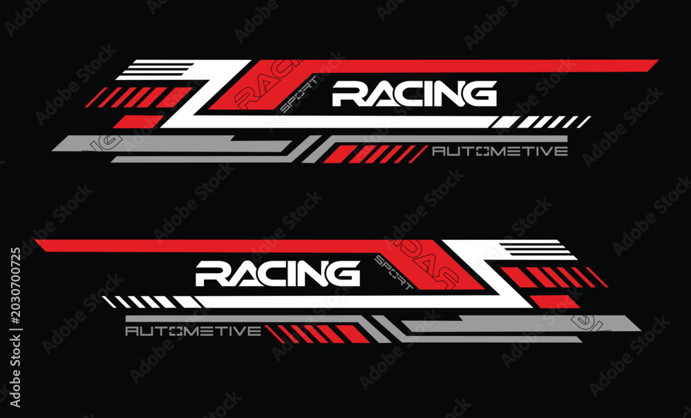 Fototapeta premium Racing Decals.eps