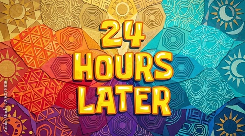 A 2D flat graphic featuring the text 