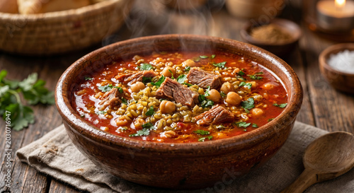 Algerian Chorba Frik Lamb and Freekeh Soup 8K