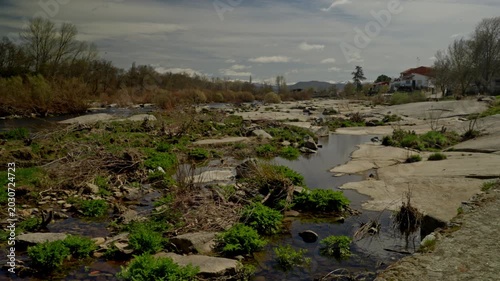 Natural riverbed of Puente del Congosto