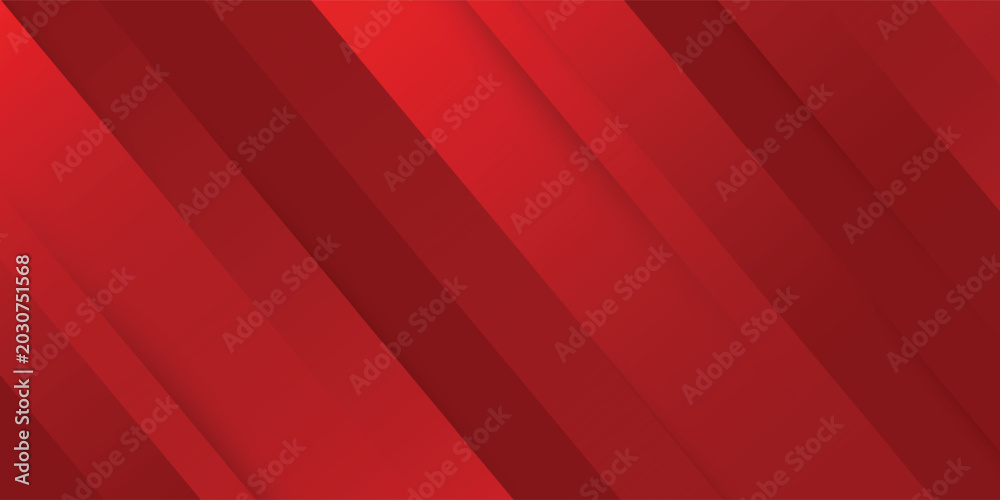 Fototapeta premium Abstract dark red gradient diagonal stripes pattern Banner template horizontal background