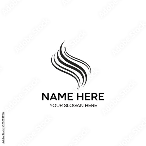 Elegant Modern Logo Design with Abstract Lines