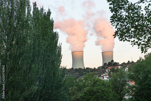 Central Nuclear de Trillo Nuclear Power Plant at Guadalajara, Spain
