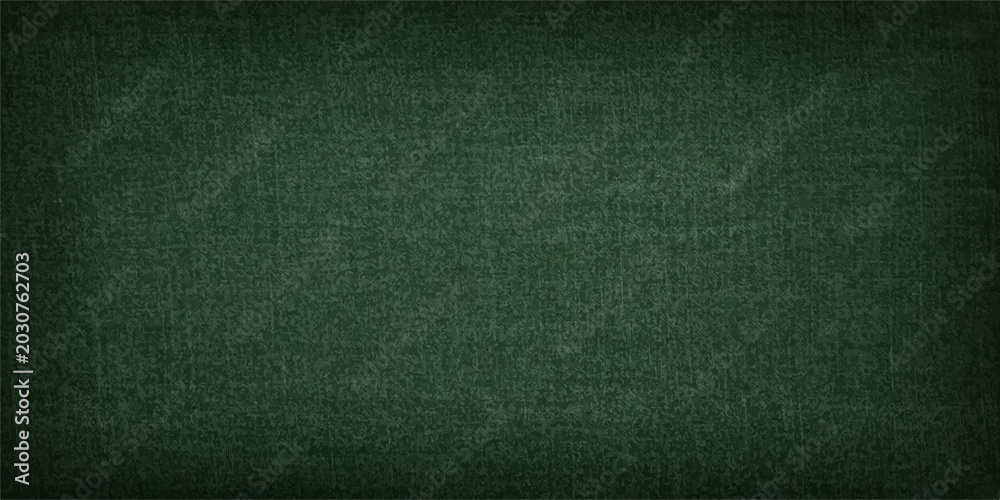 Fototapeta premium A vintage dark green fabric texture backdrop featuring a rough textile material design with a grunge pattern and an empty vintage surface for artistic wallpaper