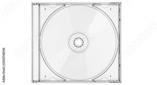 Empty Clear Plastic CD Jewel Case