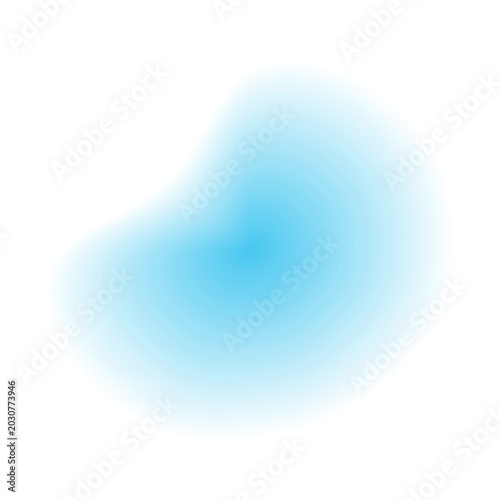 Defocused soft blur spot for photo overlay isolated on transparent PNG