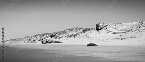 Abandoned Bunker on Atlantic Coast