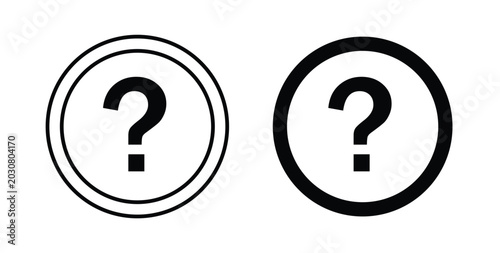 Foto Doubts button icon
