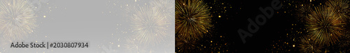 Foto Luxury gold sparklers flashing brightly with elegant glowing patterns for elite