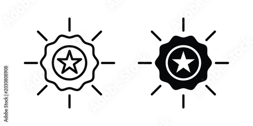 Schilderij op canvas Additional skills icon solid Icon Design Concept. Line icons