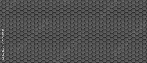 Hexagonal honey comb pattern, flat dark gray texture.
