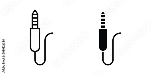 Konstfotografi Audio Cable icon suitable for design projects