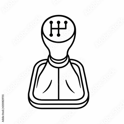 Automotive repair and car parts glyph vector icons 
