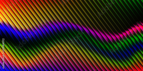 Fractal rendition of colored lines back ground