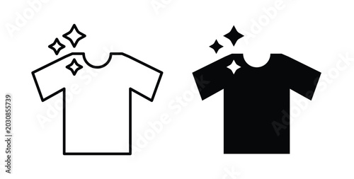 Obraz na plátne Clean Clothes icon