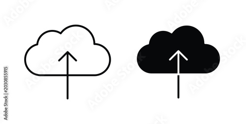 Cloud upload icon