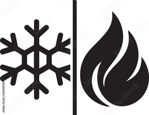 Hot and Cold Climate Dichotomy