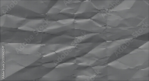Obraz na płótnie Crinkled gray paper texture fills the entire scene with deep folds