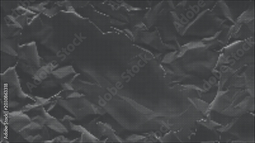 Foto A dark crumpled surface with many creases and folds on a transparent background