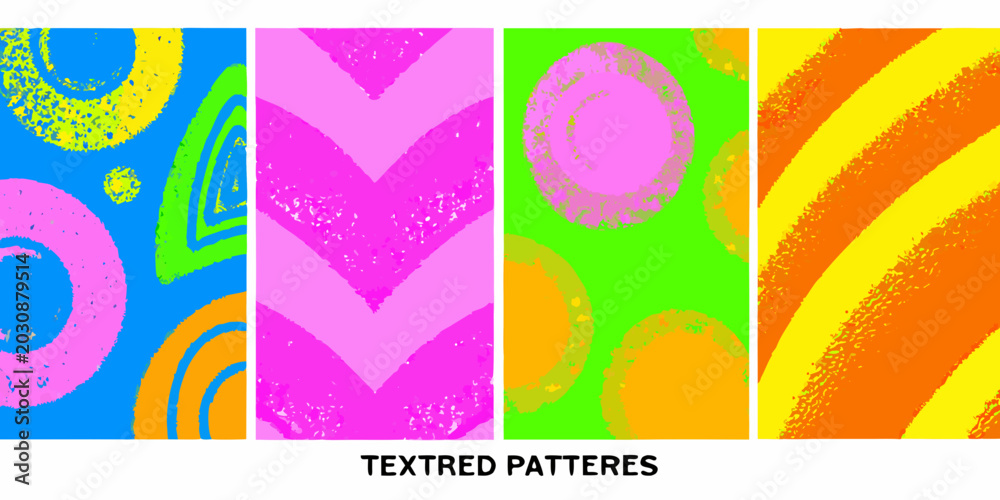Obraz premium abstract geometric pattern with vibrant colored panels