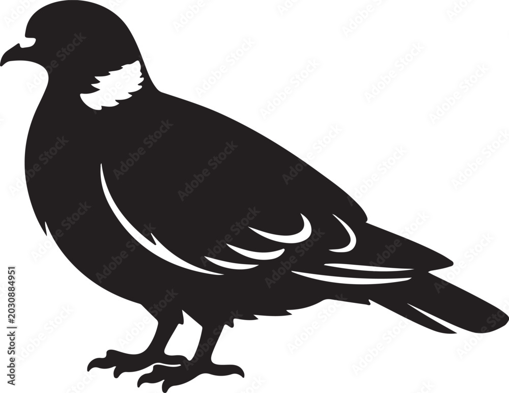Obraz premium pigeon vector