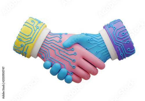 Handshake with circuit board design