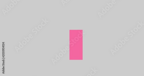 Bar graph chart waving element big pink medium isolated. Business percentage visualisation presentation round element cartoon animation statistic economy metaphor business backgound.