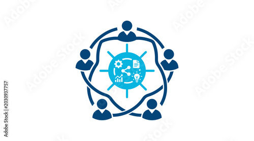 Foto People Holding Globe Together Teamwork.