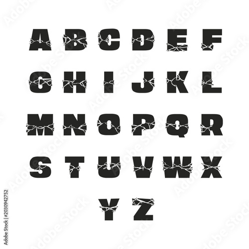 Alphabet Letter Logo Vector Set – Modern A to Z Monogram Branding Collection Template
