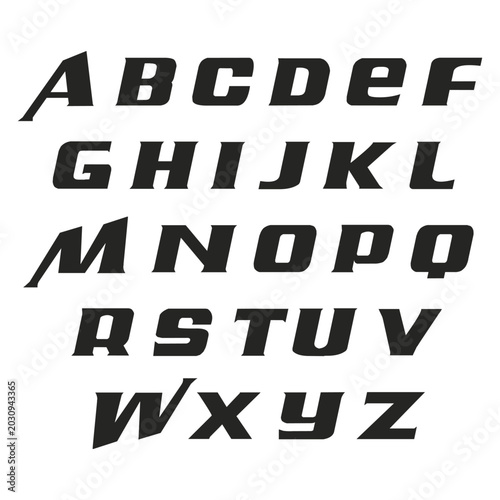 Alphabet Letter Logo Vector Set – Modern A to Z Monogram Branding Collection Template
