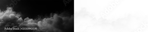 фотографія Clouds floating softly on a transparent background in a light, airy space at any