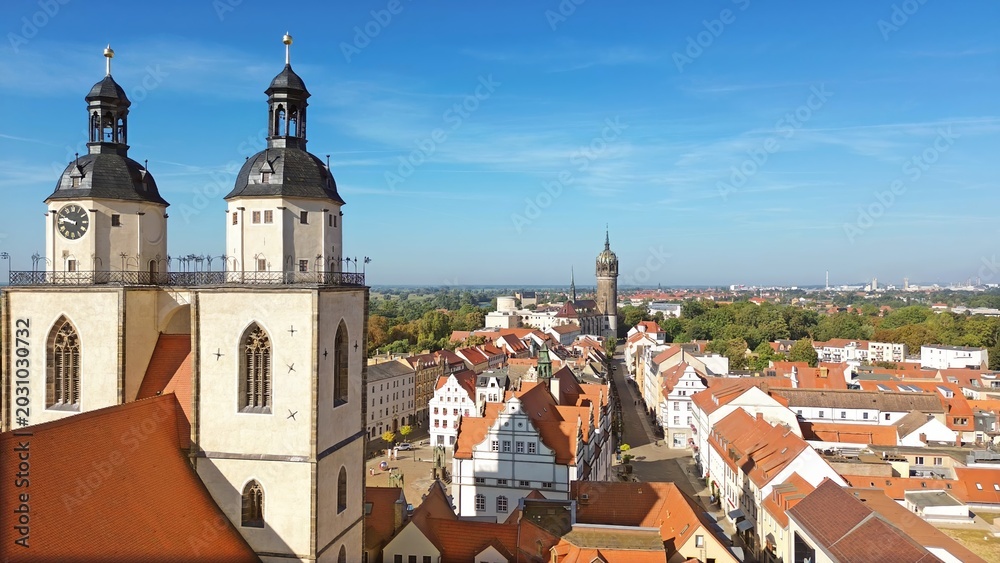 Fototapeta premium Die Kirchen in Wittenberg