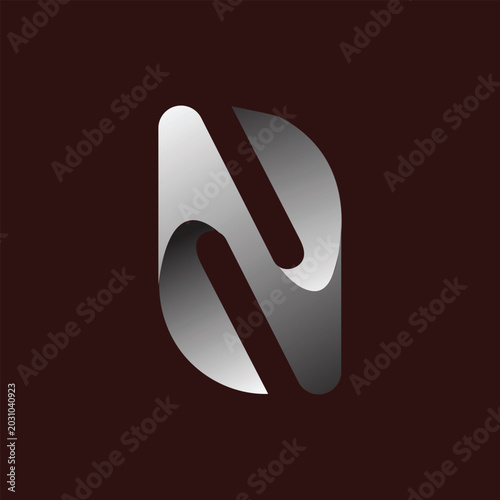 Modern Creative N Letter Logo Design