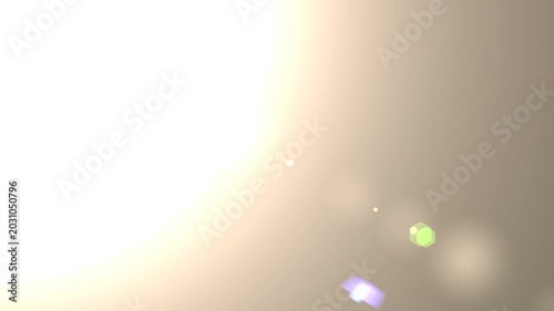 optical light ray loop animation on black screen. Sun rays view, sun spotlight glowing burst concept. optical light beams on black background. 