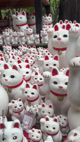 Gotokuji Temple aka Lucky Cat is located in Gotokuji 2-chome, Setagaya-ku, Tokyo. Soto Zen temple