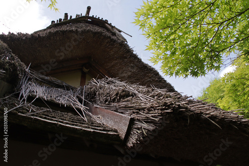Fotografie warehouse in a samurai's residence (aizu bukeyashiki) in aizuwakamatsu in japan