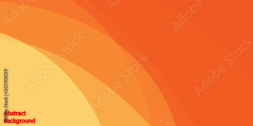 Obraz na plátně Warm tone and Orange color background abstract art vector