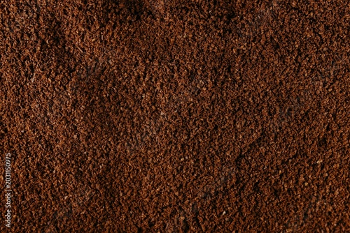 Fotografie coffee grinded form