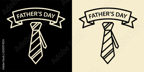 Foto Father's Day tie clip art