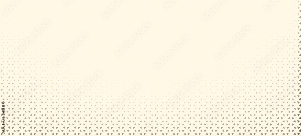 Obraz premium Halftone triangles pattern. Abstract geometric gradient background. Vector illustration, EPS 10.